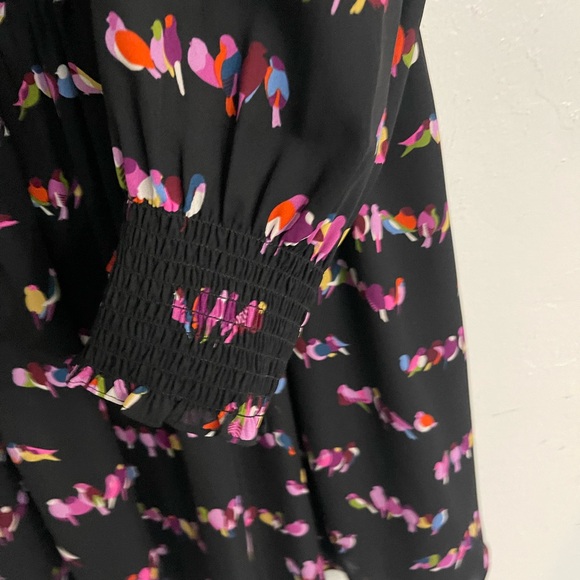 Kate Spade Love Birds Smocked Dress Size 8 - Picture 7 of 10